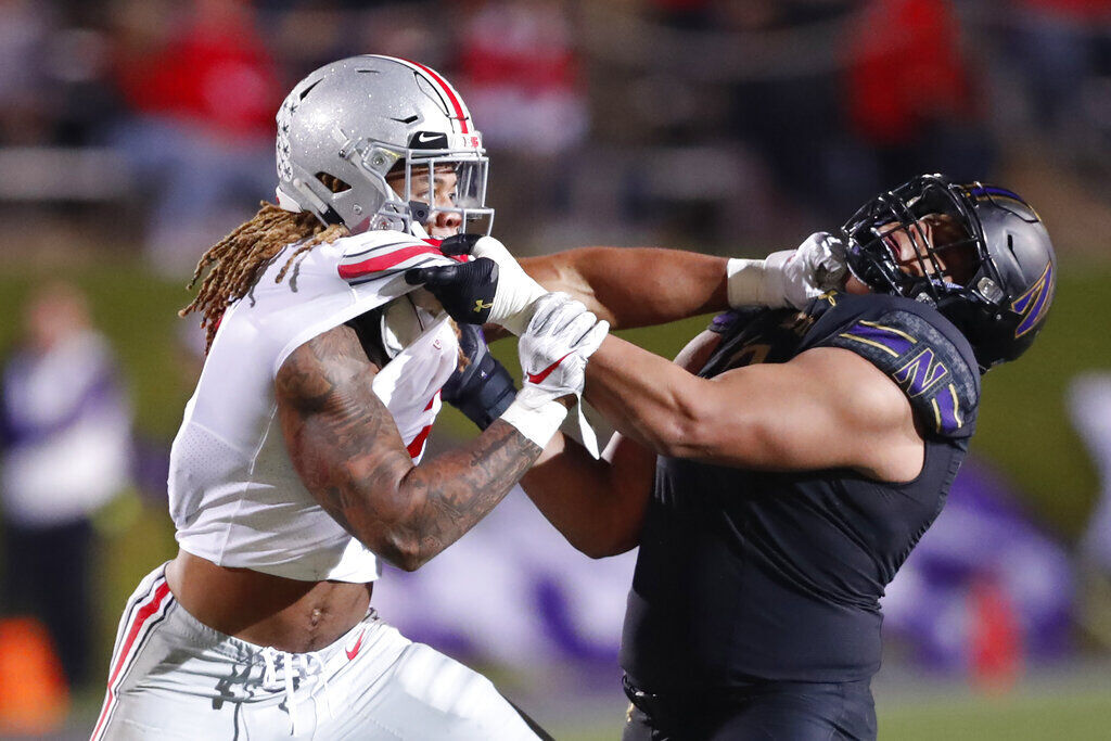 2. Rashawn Slater (Sr., Northwestern, 6-4, 304)